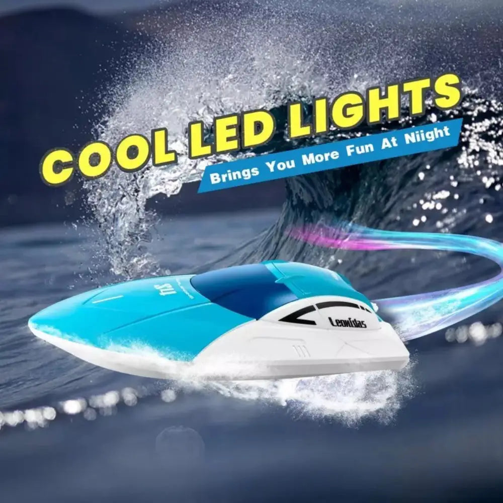 4DRC S4 High Speed RC Boat with 2.4 GHz Remote for Adults and Kids Blue 5