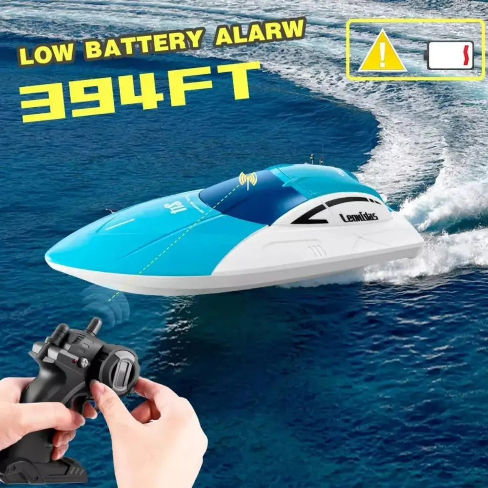 4DRC S4 High Speed RC Boat with 2.4 GHz Remote for Adults and Kids Blue 5