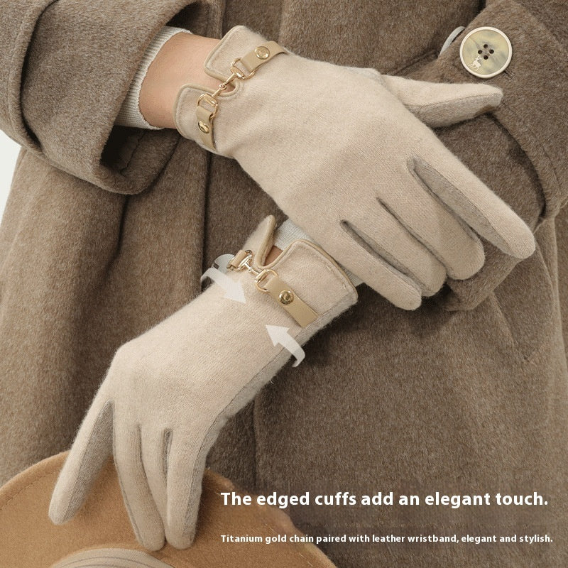 FrostGuard Touch: Windproof Fleece Warm Gloves - LauBelle