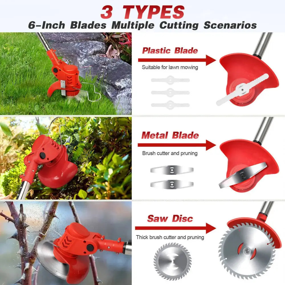 TrimMaster Cordless 3-in-1 Grass Cutter - LauBelle Brand