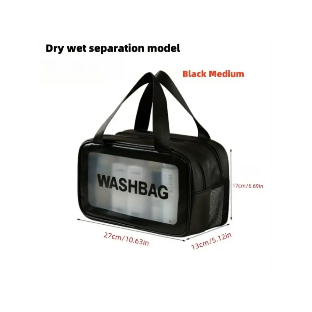 Matte Double Layered Washing and Stimulating Bag Set Large and Medium - LauBelle