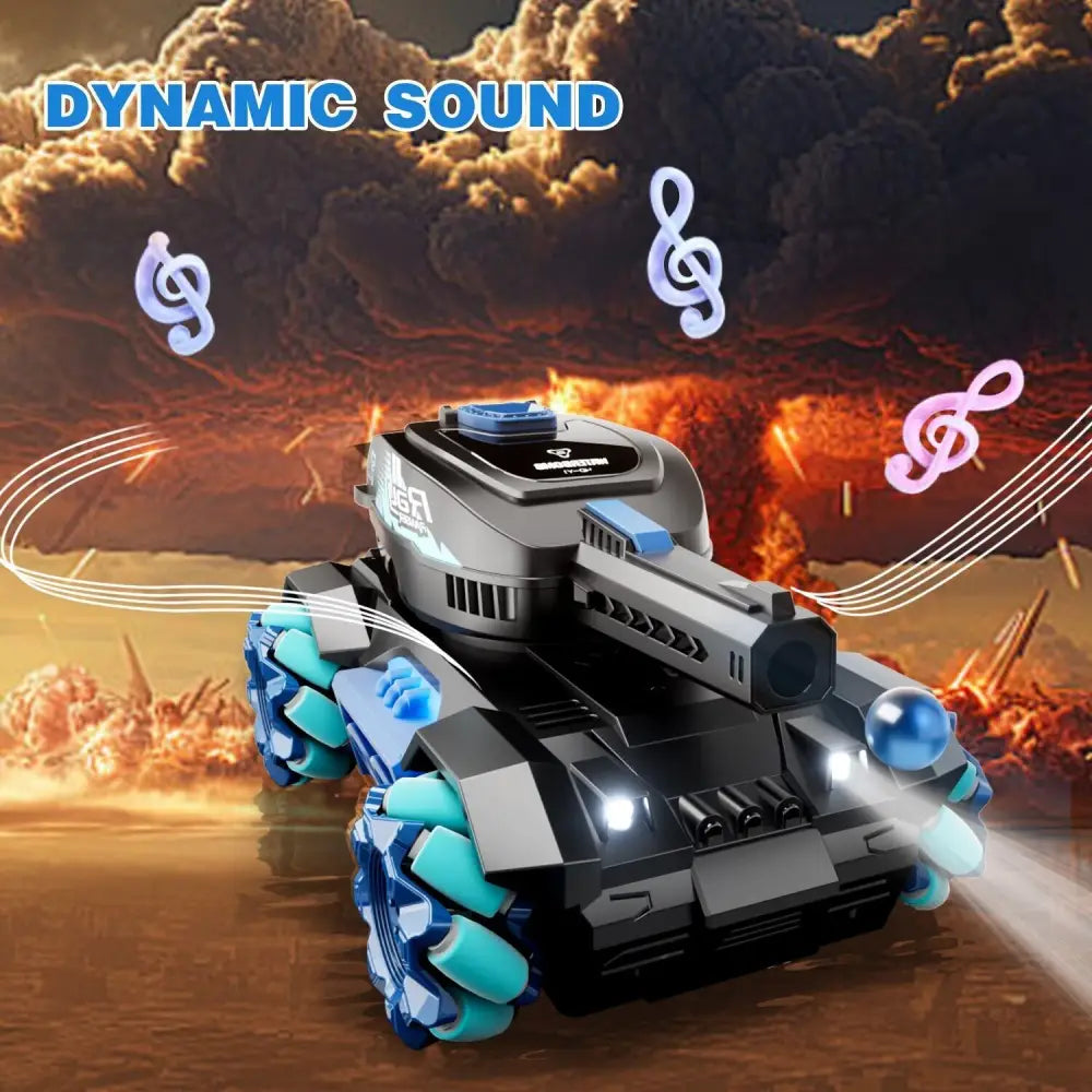 4DRC Y1 RC Tank Shooting Gesture Sensing Rc Stunt Car With Light Music - LauBelle Brand