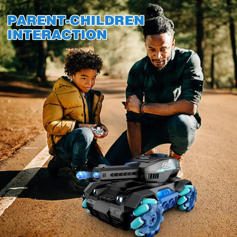 4DRC Y1 RC Tank Shooting Gesture Sensing Rc Stunt Car With Light Music - LauBelle Brand