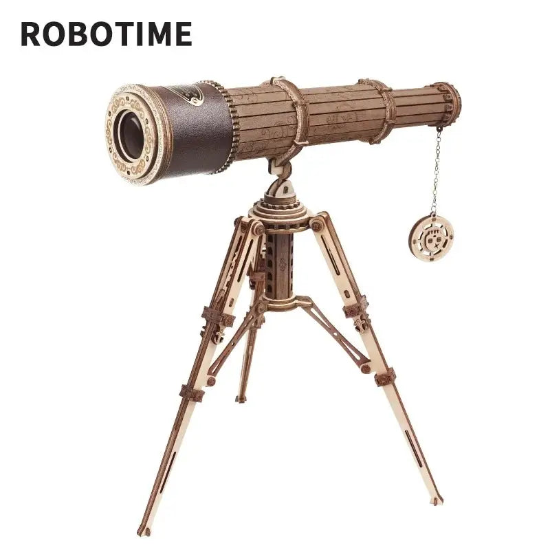 Robotime ROKR Monocular Telescope 3D Wooden Puzzle Game Assembly Toy - LauBelle