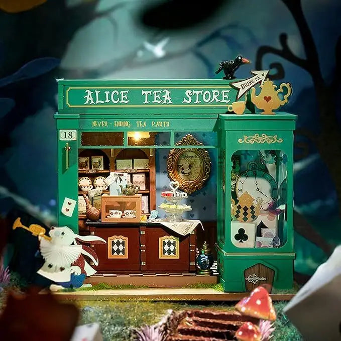 ROBOTIME DIY Miniature Dollhouse Mystic Archives Series Diorama Craft Kit - LauBelle Brand