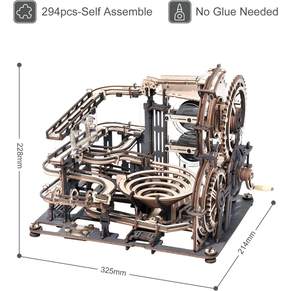 Robotime ROKR Marble Night City 3D Wooden Puzzle Games Assembly - LauBelle