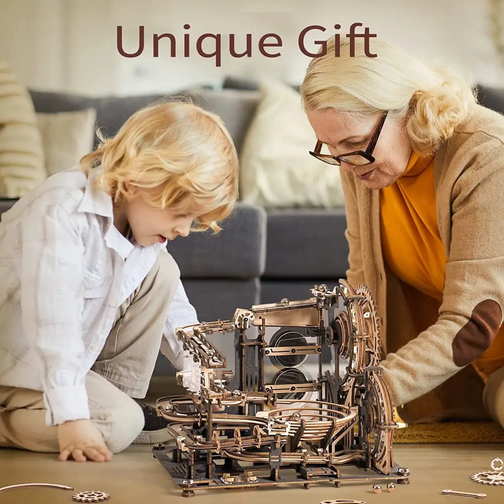 Robotime ROKR Marble Night City 3D Wooden Puzzle Games Assembly - LauBelle