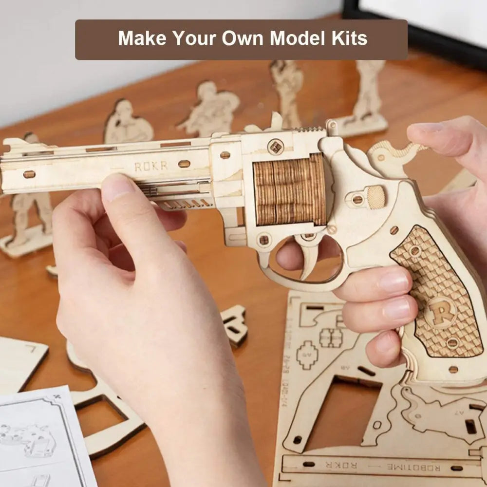 Robotime Gun Blocks 3D Puzzle Model Buliding Kit - LauBelle Brand