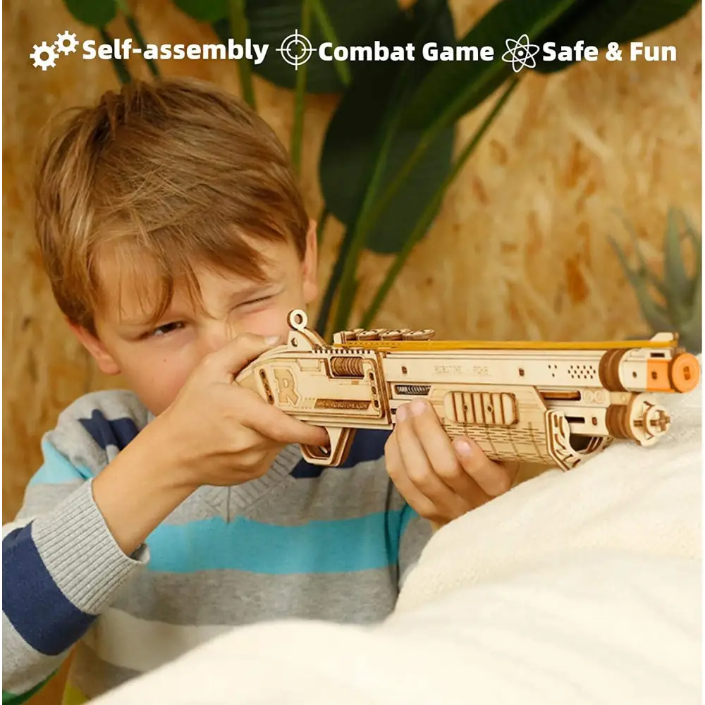 Robotime Gun Blocks 3D Puzzle Model Buliding Kit - LauBelle Brand