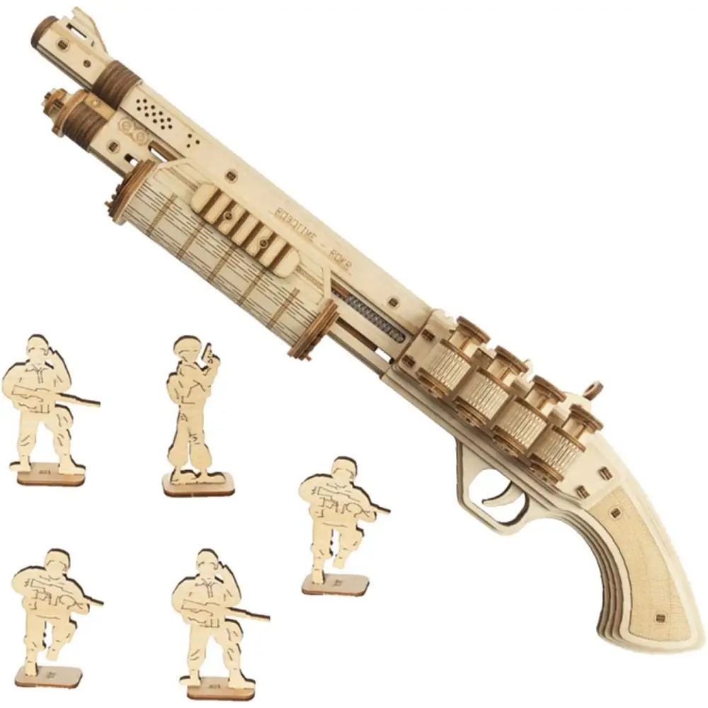 Robotime Gun Blocks 3D Puzzle Model Buliding Kit - LauBelle Brand