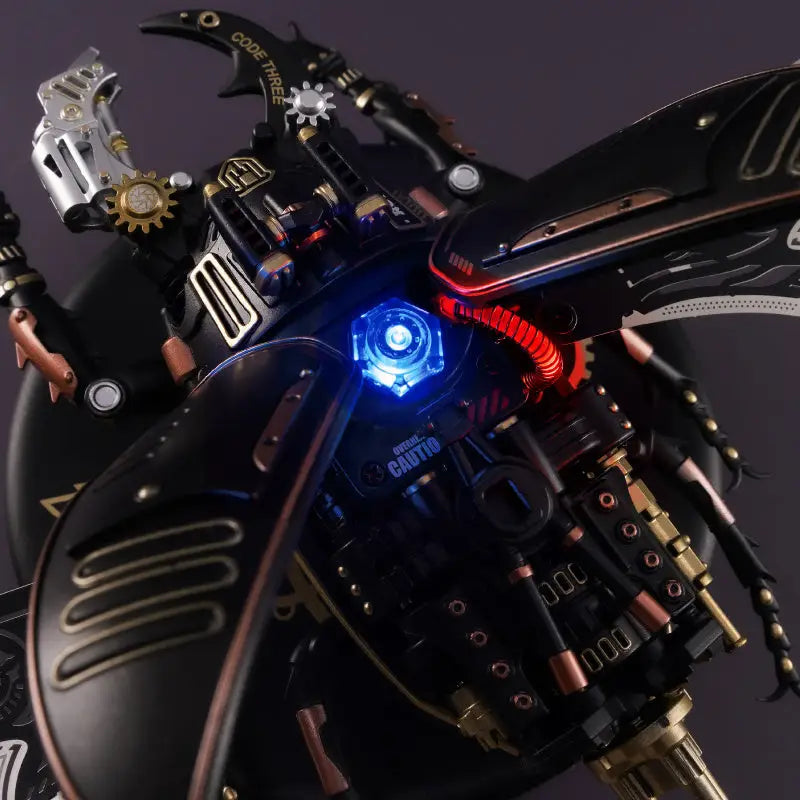 Robotime Rokr Stag Beetle Metal 3D Puzzles Games Punk Style Gift For Birthday Easy Assembly Mechanical Design DIY Toys - LauBelle Brand