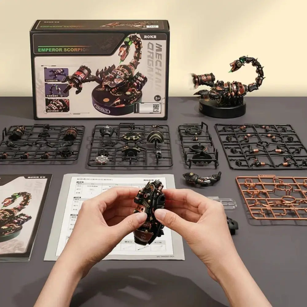 ROKR Battlefield Scorpion 3D Puzzle Steampunk Building - LauBelle Brand