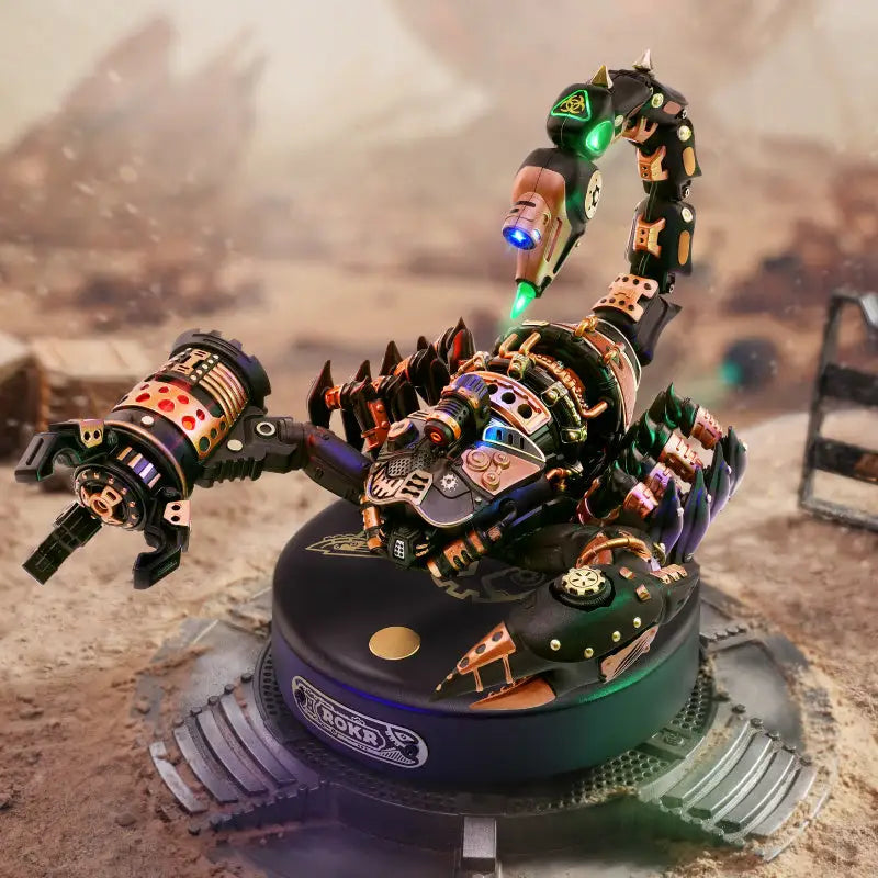 ROKR Battlefield Scorpion 3D Puzzle Steampunk Building - LauBelle Brand