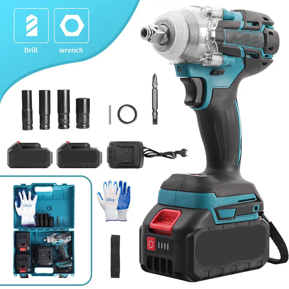 520Nm 21V Cordless Impact Screwdriver – 6.0Ah Battery Included - LauBelle Brand