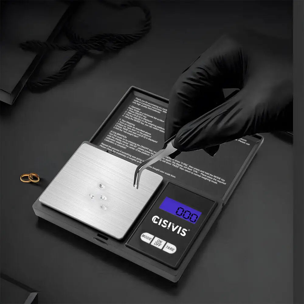 Retractable Folding Digital Scale 300g / 0.01g Precision - LauBelle Brand