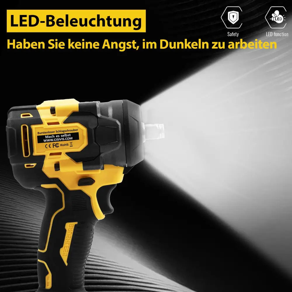 500N Original Pin Impact Wrench Bare Machine for Professionals - LauBelle Brand