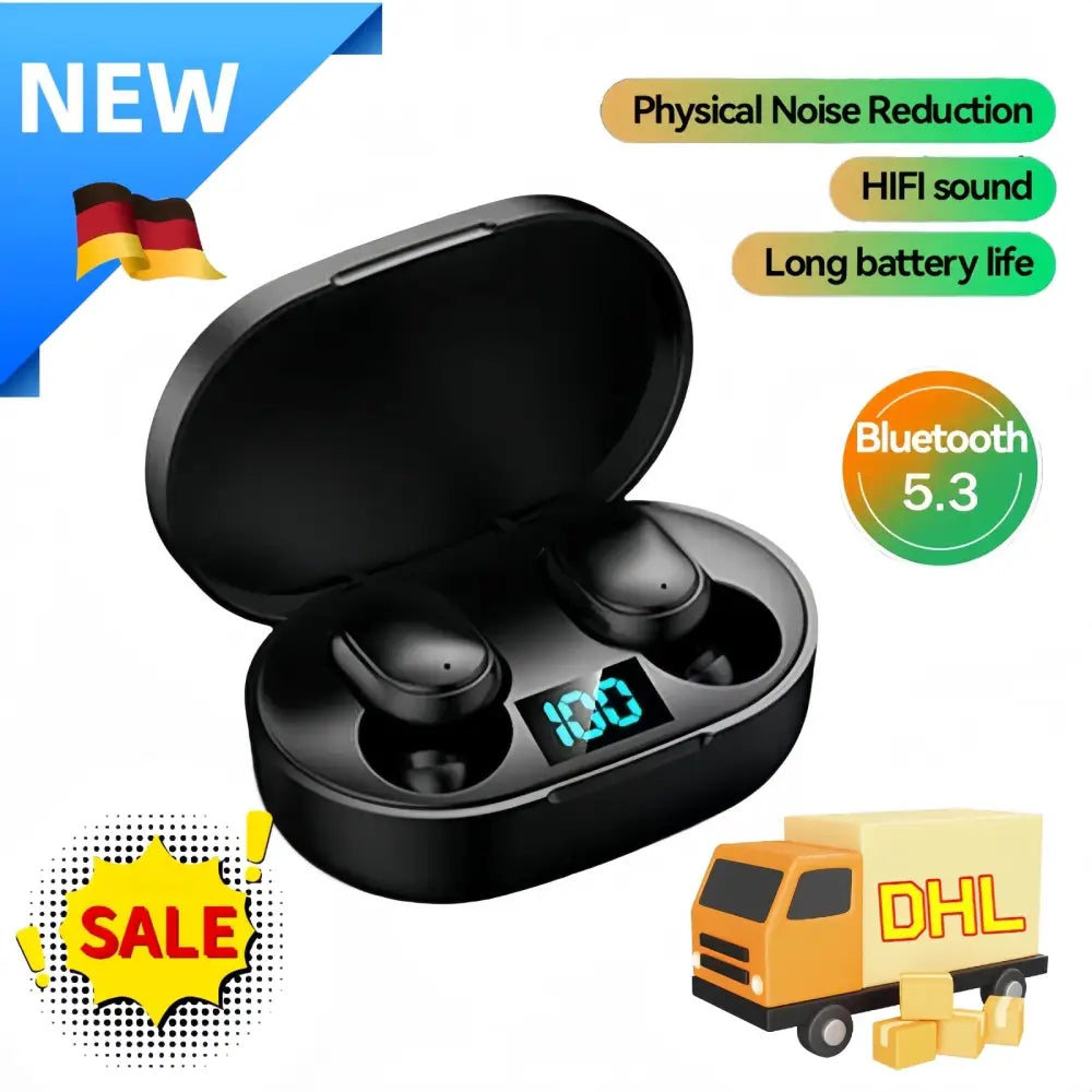 Bluetooth 5.3 In-Ear Wireless TWS Sport Headphones with IPX5 Water Resistance - LauBelle