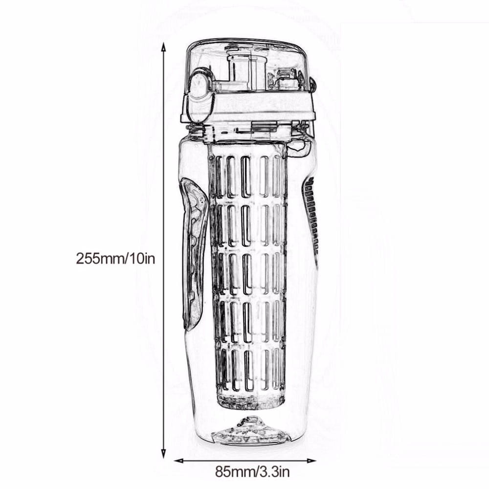 Leakproof Food Grade Water Bottle with High Temperature Resistance