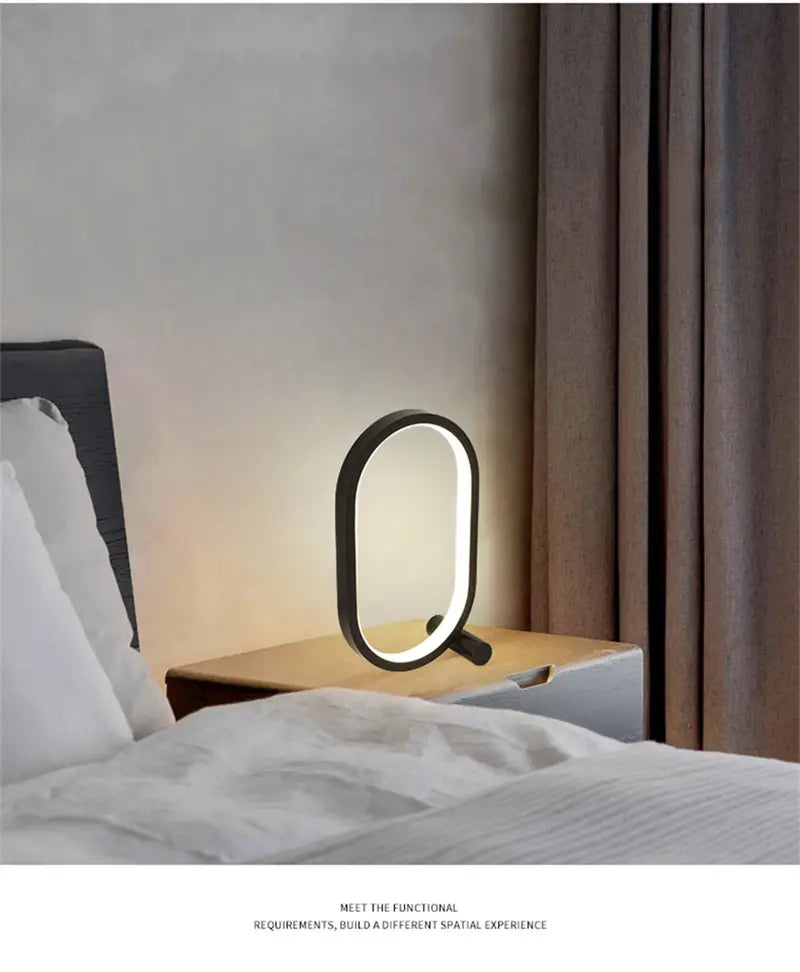 Seiko Iron LED Lamp with Elegant Minimalist Design