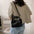 Cloud Chic: Pleated PU Leather Crossbody Tote Bag - LauBelle Brand