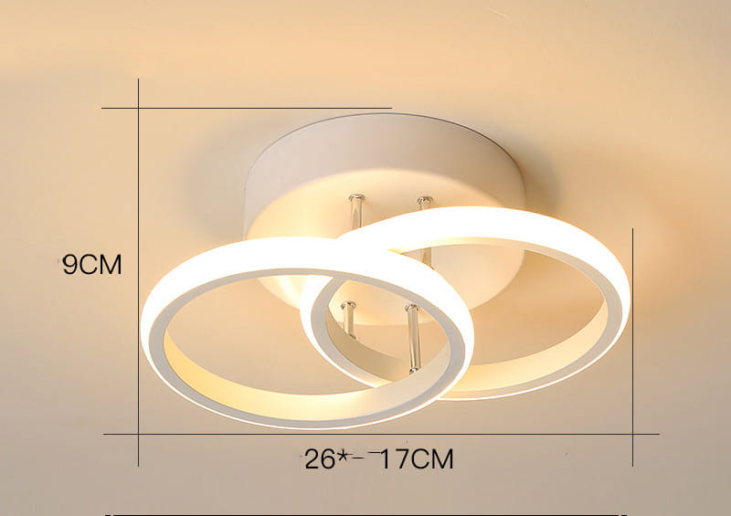 Modern Ceiling Light for Home and Commercial Spaces Multiple Color Options