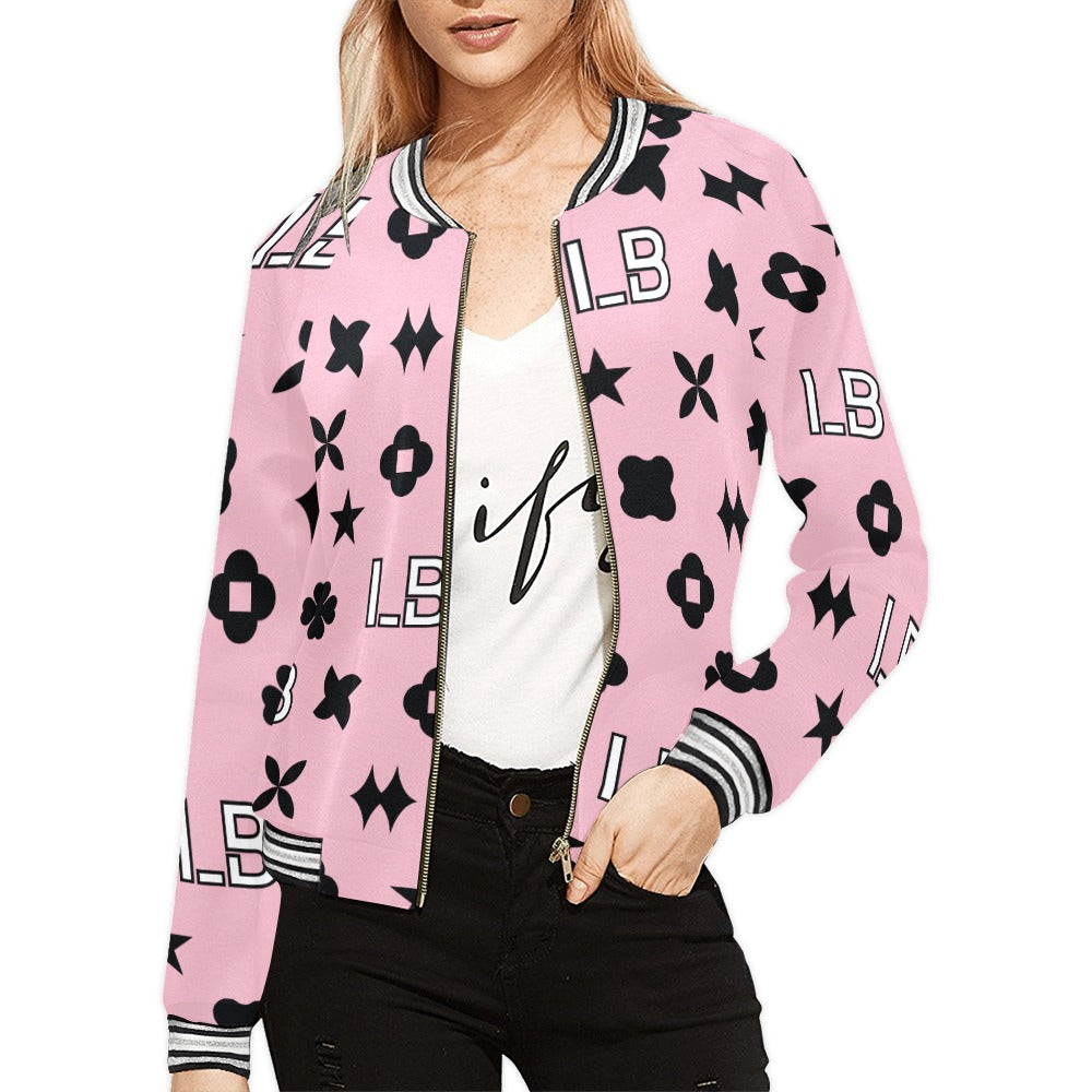 Women's Horizontal Stripes Jacket (Model H21) - LauBelle Brand