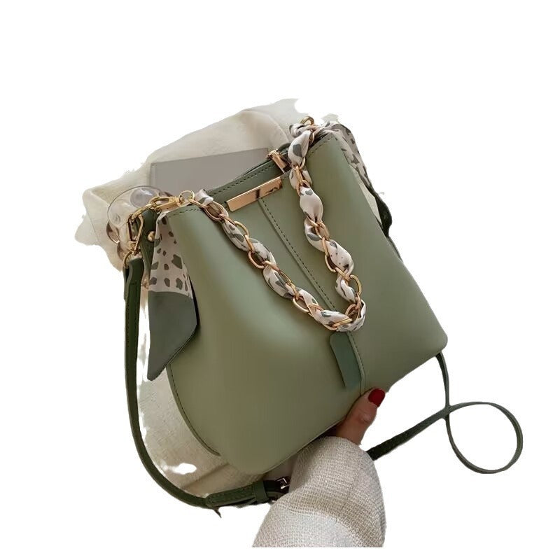 Chic Autumn Crossbody Bucket Bag for Women - LauBelle Brand