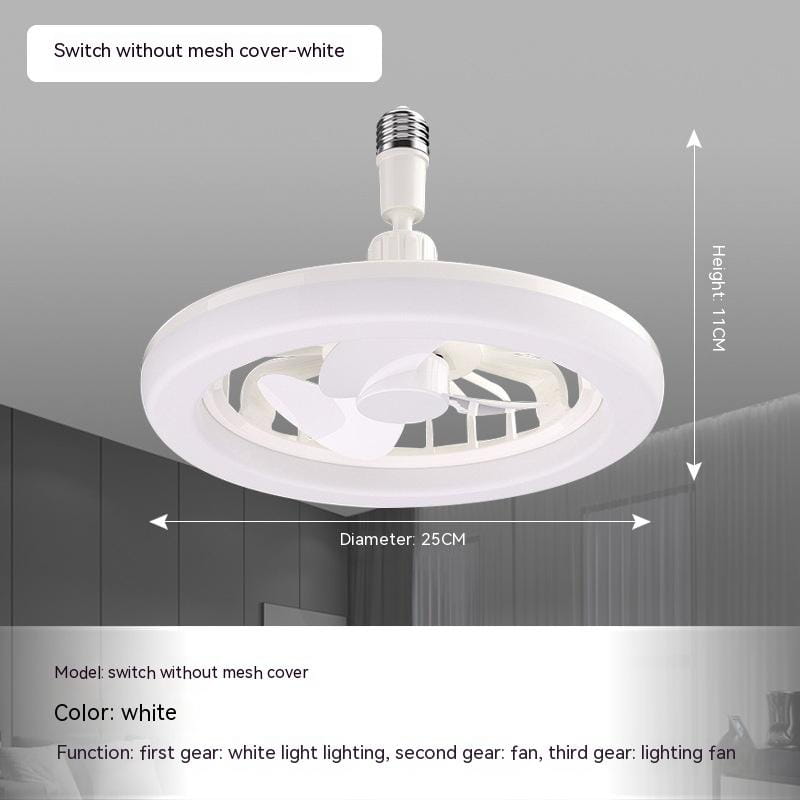 6 Inch 30W Universal Fan Lamp with Remote Control and Fragrance Feature