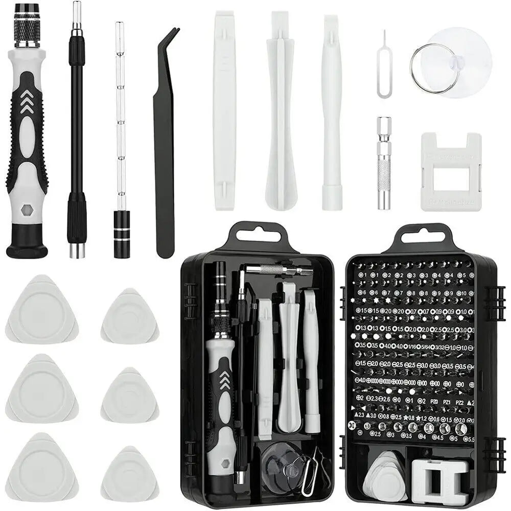 Magnetic Precision Bit Set with 115 in 1 Multifunctional Repair Tools