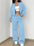 VivaFlex Women's Zipper Jacket & Wide Leg Pant Set - LauBelle Brand