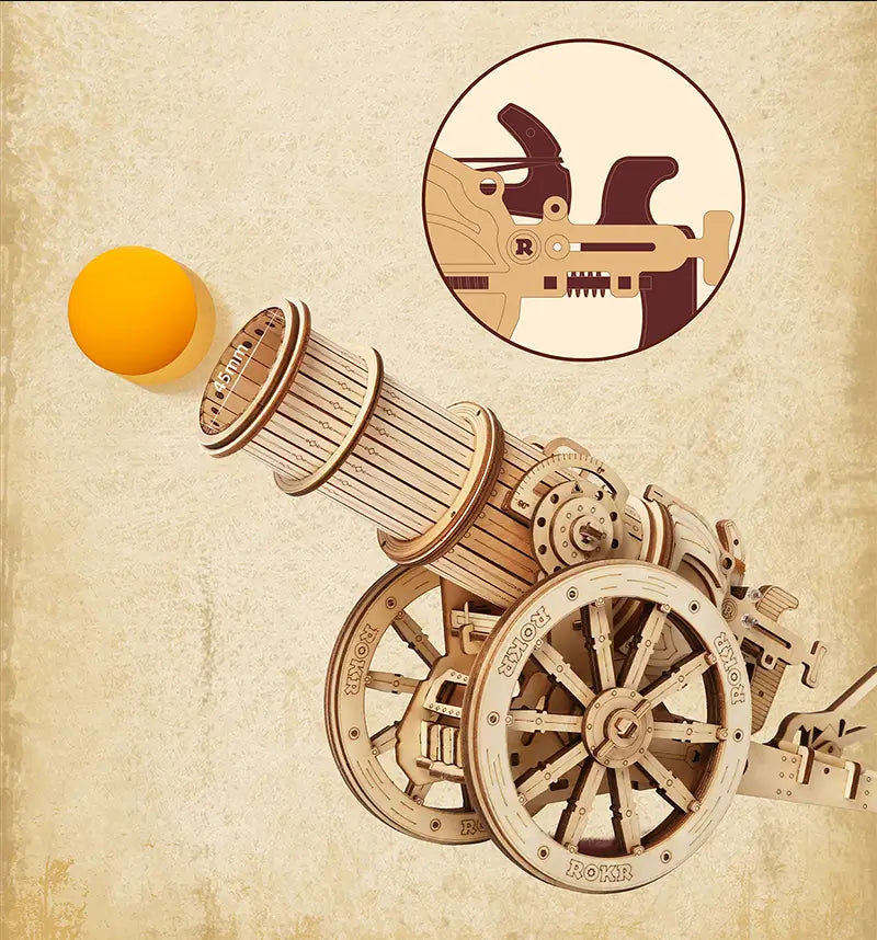 3D Wooden Military Puzzle Model for Ages 12 and Up