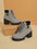 Chunky Heel Plus Size Martin Boots Thick Bottom Fashion All-match - LauBelle