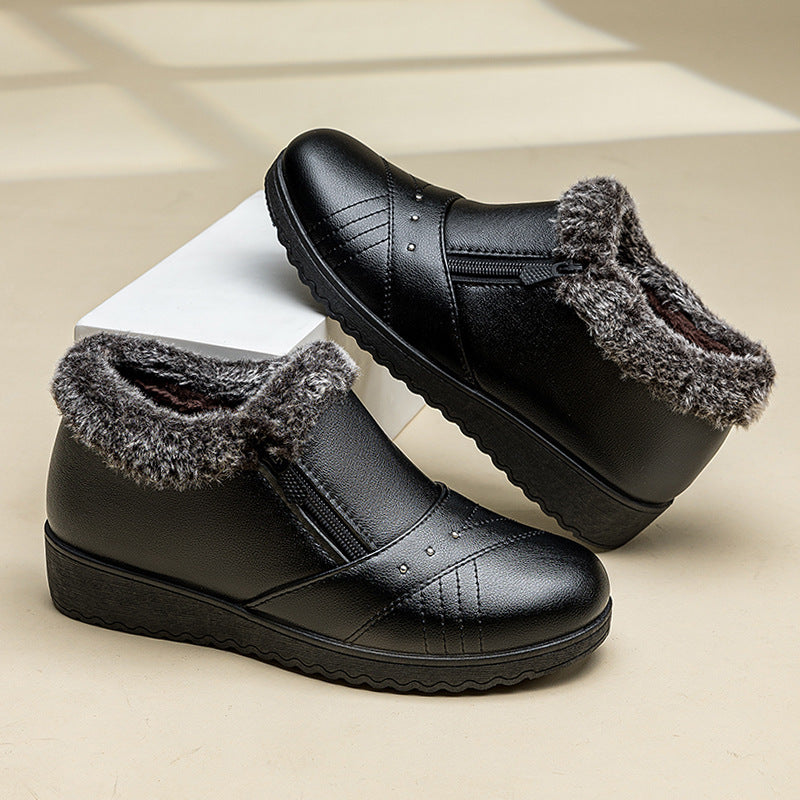 CozyStep: Winter Cotton Shoes for Wise Women - LauBelle