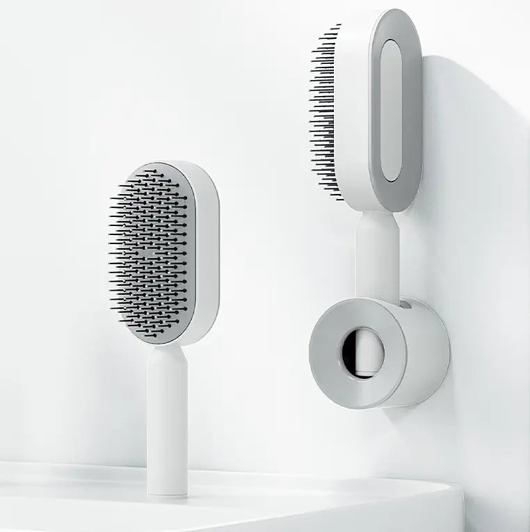 Self Cleaning Hairbrush with 3D Air Cushion for Healthy Hair