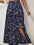 ChicSide Printed Slit Skirt for Women - LauBelle Brand