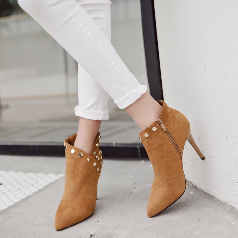 Eclipse: scherpe stiletto hoge hak laarzen