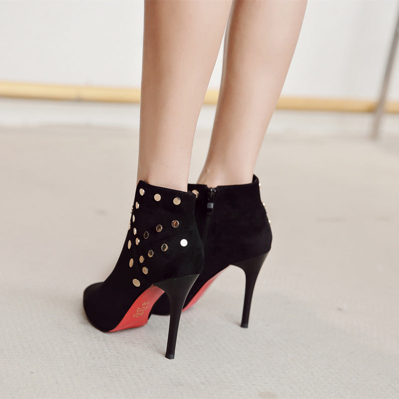 Eclipse: scherpe stiletto hoge hak laarzen