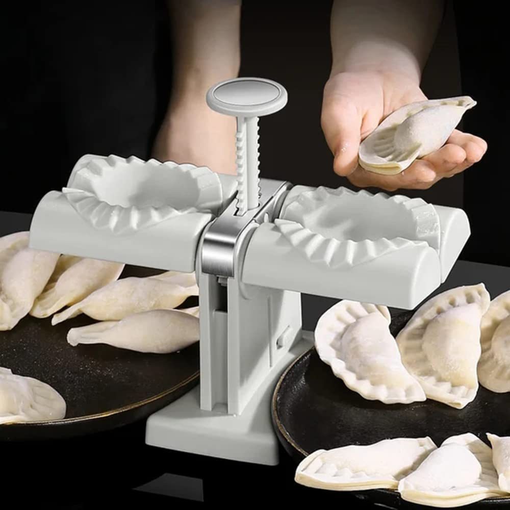 Dumpling DuoPress: Double Head Mold & Noodle Maker - LauBelle Brand