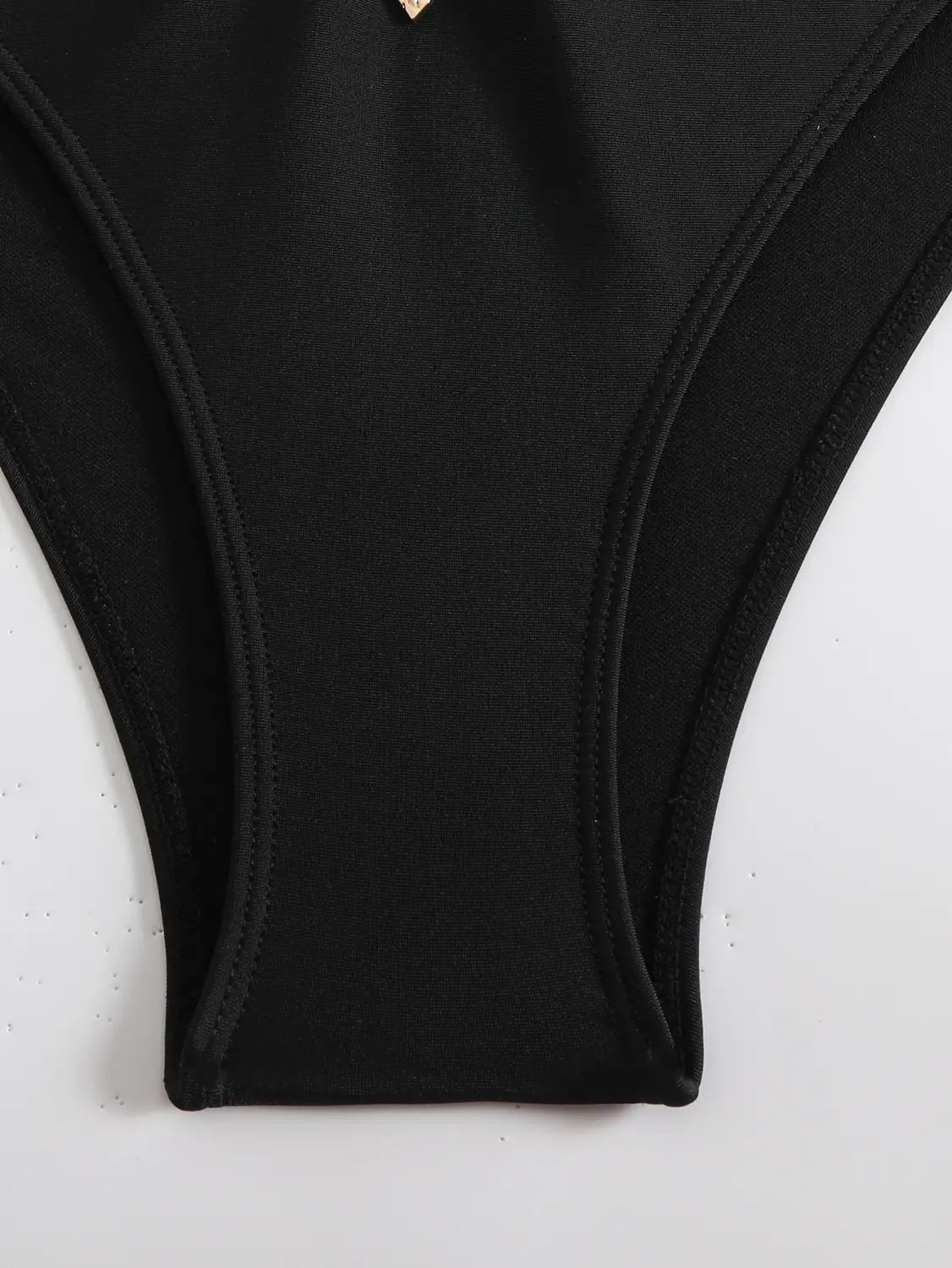 New Solid Color Sexy High Waist Tube Top Split Bikini