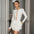 Luxe Pleated Slim Fit Elegant Mini Dress - LauBelle Brand
