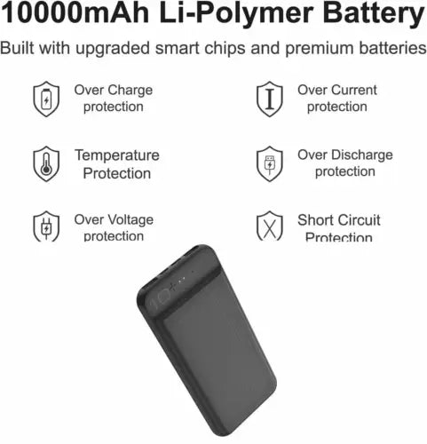USB Charger with 4 Ports Slim Portable Design