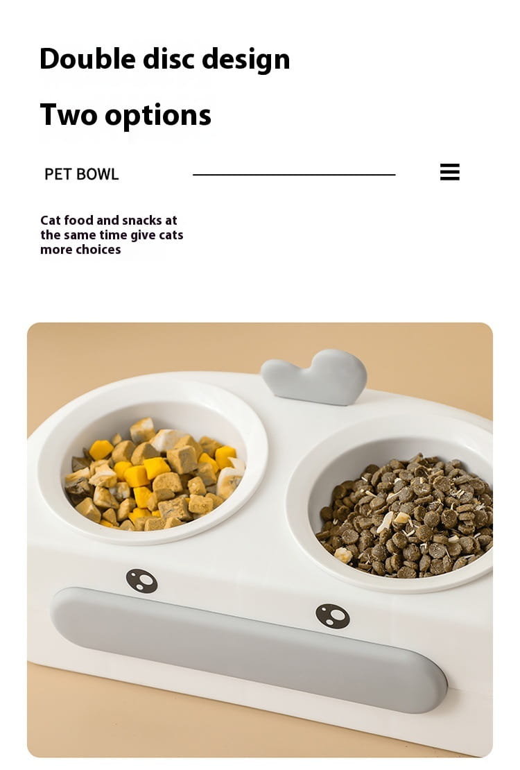 Big Mouth Duck Double Bowls for Cats in Multiple Colors and Materials