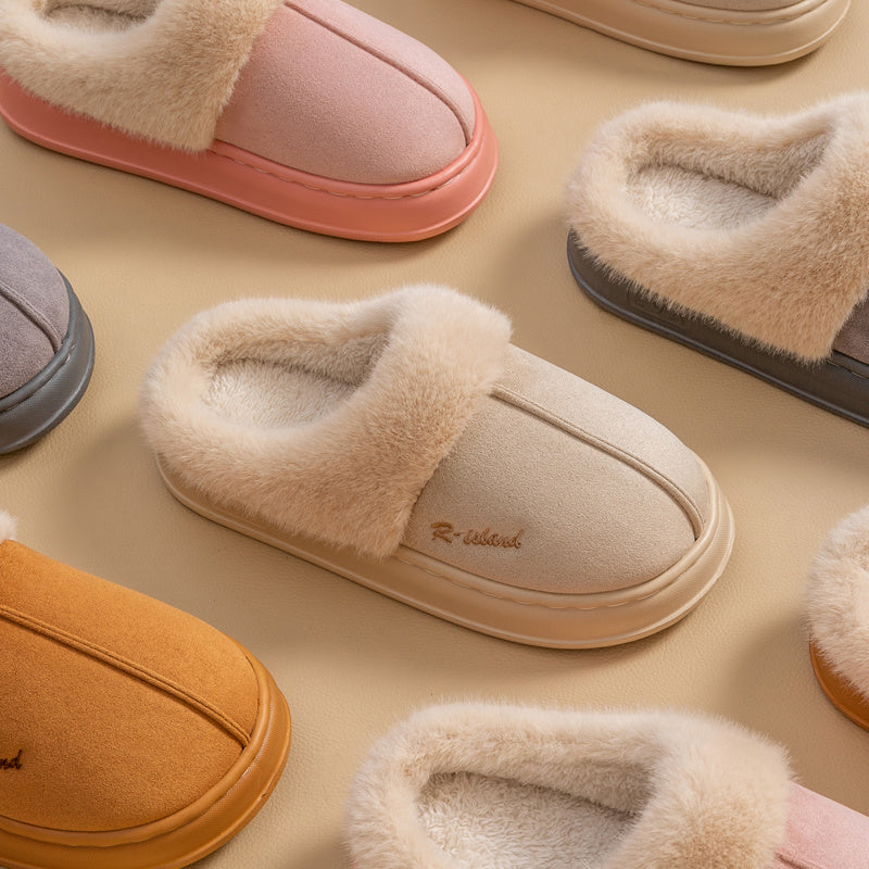 CuddlePaws: Unisex Cozy Cotton Indoor Slippers - LauBelle Brand