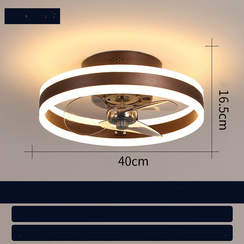 Modern Ceiling Fan with Tri Color Dimming and Remote Control