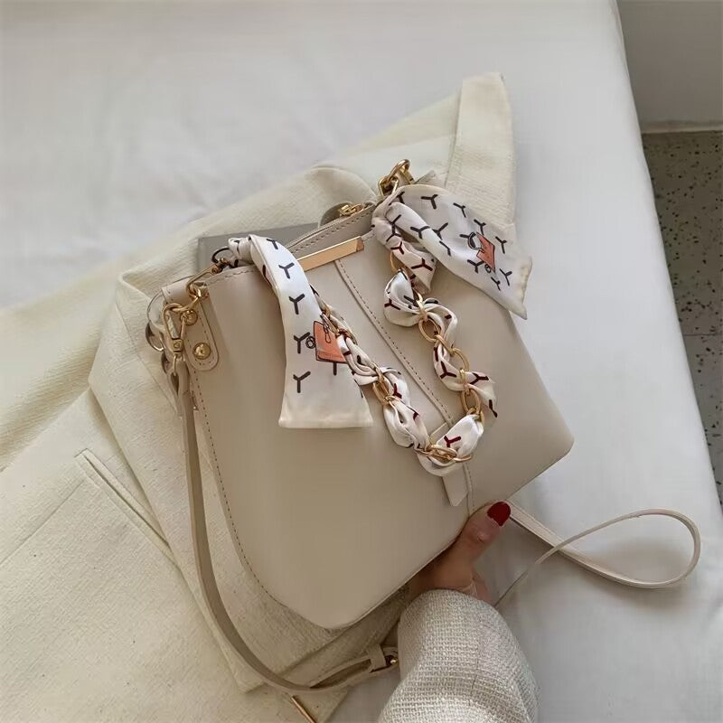 Chic Autumn Crossbody Bucket Bag for Women - LauBelle Brand