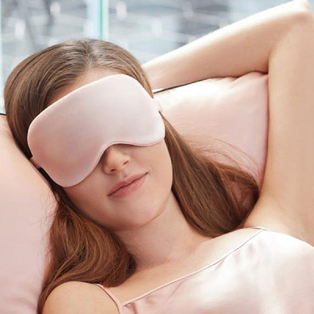 SilkTouch Sleep Mask - Luxury Eye Shade Cover for Rest - LauBelle Brand