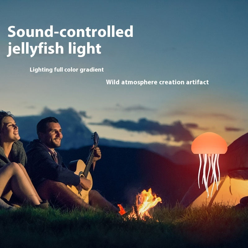 Jellyfish Mood Lamp LED Jellyfish Night Light Portable Jellyfish Lamp Jellyfish Decorations Smart Table Lamp For Bedside Desk - LauBelle