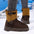 Round Toe Fashionable And Comfortable Furry Slip-on Snow Boots For Women - LauBelle