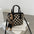 Chic Houndstooth Checkerboard Shoulder Tote for Women - LauBelle Brand