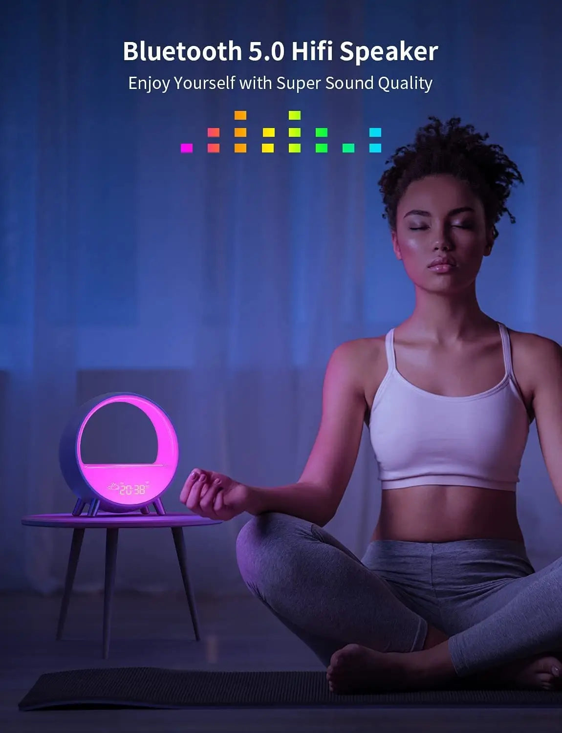Customizable Sleep and Wake Up Light with App Control